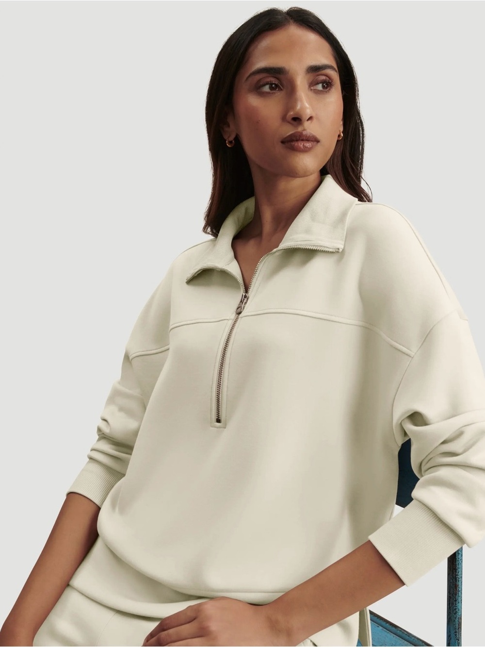 Varley Kayleigh Half-Zip Pullover Sweatshirt